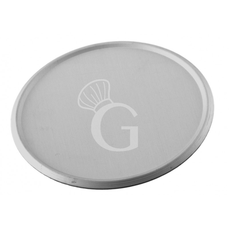Servierplatte mit Rand, rund, Aluminium, Ø 400 mm