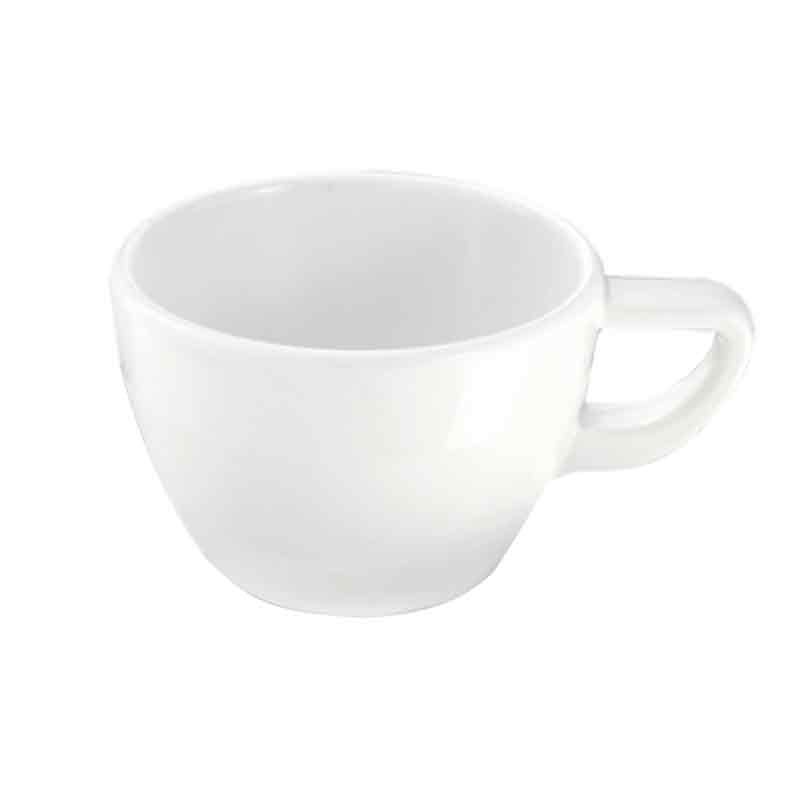 Tasse, Melamin, weiß, Ø 98 mm, H 65 mm