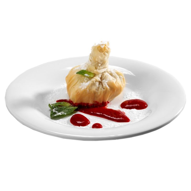 Teller mit Rand, flach, Melamin, weiß, extra stark, Ø 235 mm