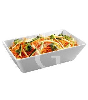 Melamin - Schale / Servierschale, quadratisch, B 350 mm x T 250 mm x H 70 mm