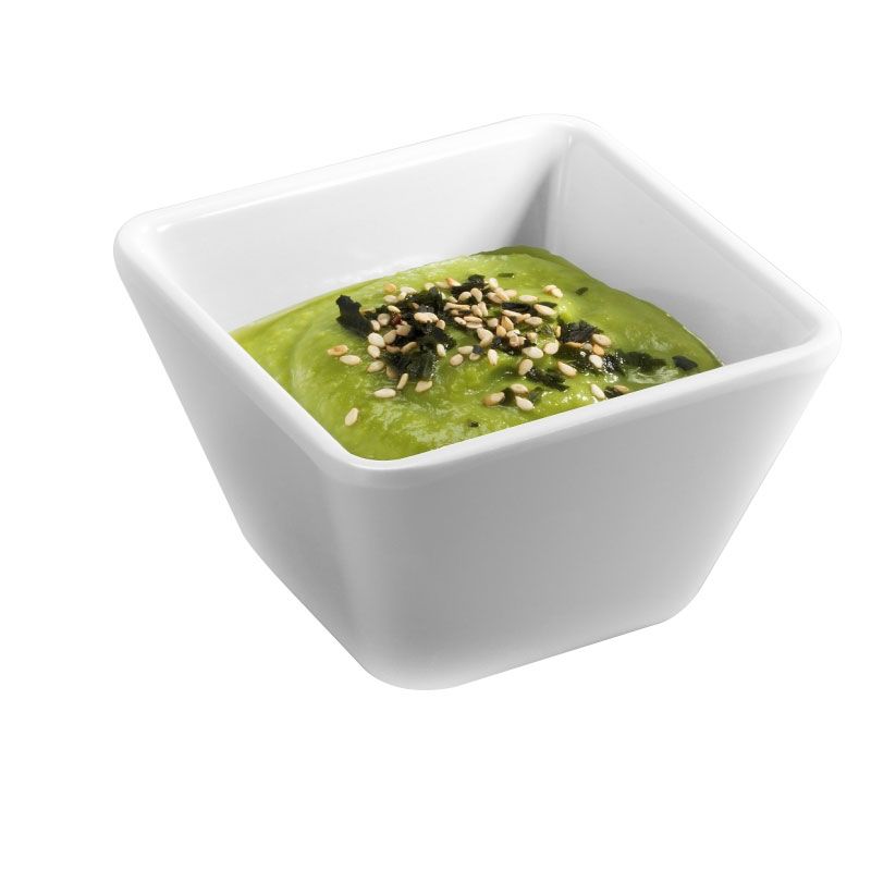 Melamin - Schale, quadratisch, B 90 mm x T 90 mm x H 55 mm