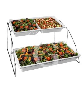 Buffetständer für GN1/1-Behälter, B 565 mm x T 525 mm x H 325 mm