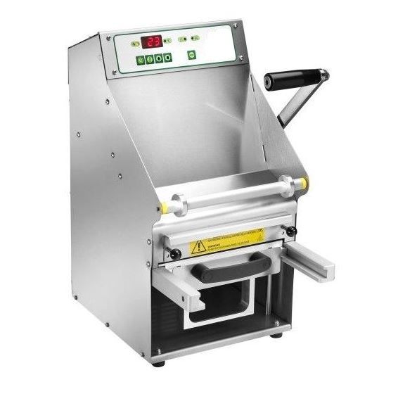 Thermoversiegelungsgerät, Edelstahl, manuelle Versiegelung, Rollenbreite 220 mm, B 315 mm x T 450 mm x H 550 mm, 0,7 kW