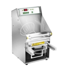 Thermoversiegelungsgerät, Edelstahl, automatische Versiegelung, Rollenbreite 295 mm, B 295 mm x T 450 mm x H 550 mm, 0,75 kW