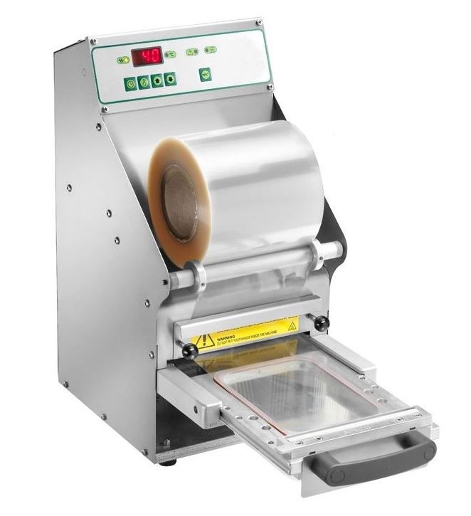 Thermoversiegelungsgerät, Edelstahl, automatische Versiegelung, Rollenbreite 150 mm, B 240 mm x T 300 mm x H 500 mm, 0,55 kW