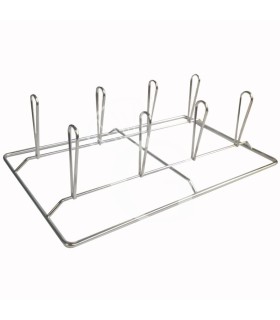 Hähnchen-Grillrost für 8 Hähnchen, B 530 mm x T 325 mm x H 160 mm