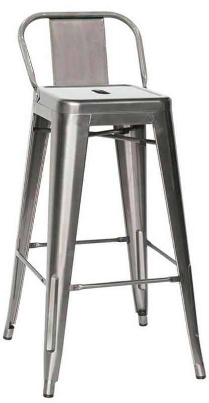 Metallhocker / Barhocker "ZAC", lackiert