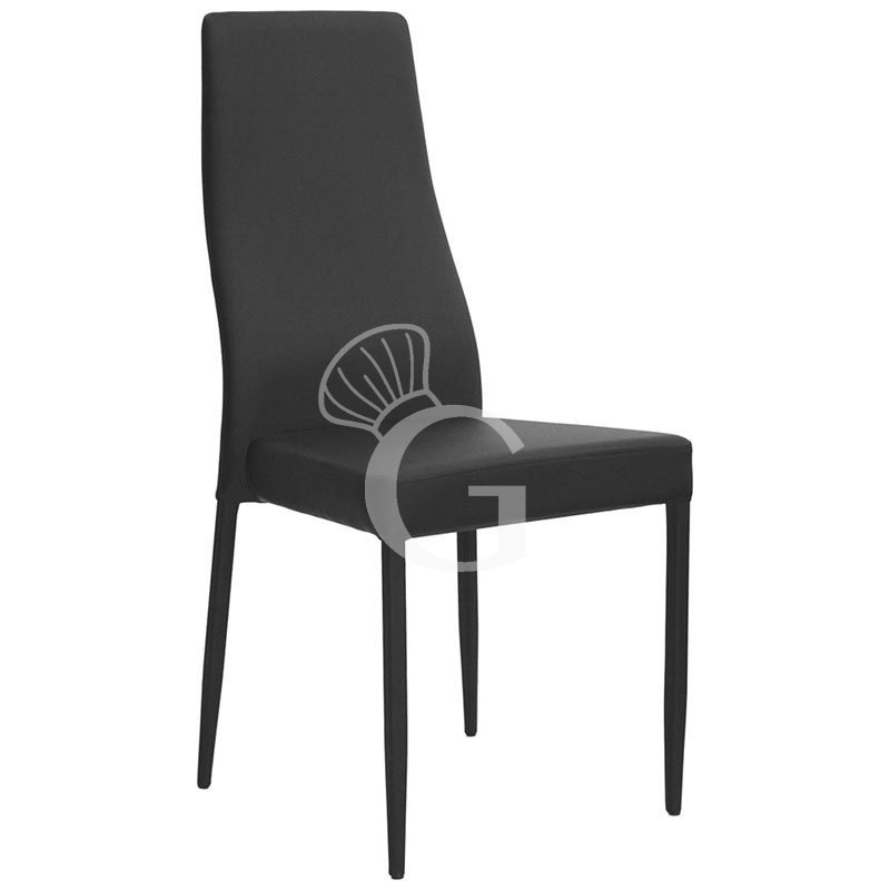 Sessel "LOUNGE", Metall, mit Kunstleder-Bezug