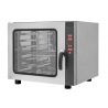Elektro Heißluftofen, für die Bäckerei , Luftbefeuchter, dreiphasig, digitale Steuerung, 6 Backbleche (600x400 mm)
