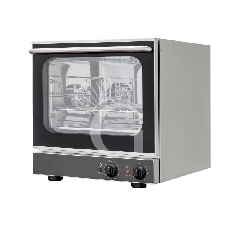 Elektro Heißluftofen für Brioches, Klapptür, mechanische Steuerung, 4 Backbleche GN2/3, 3,3 kW