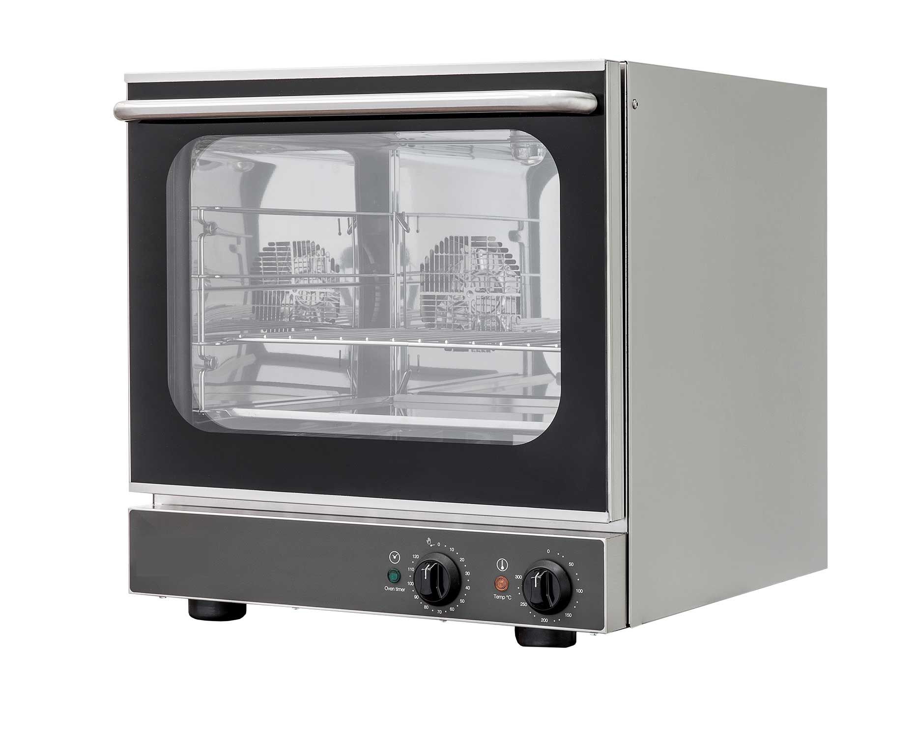 Elektro Heißluftofen für Brioches, Klapptür, mechanische Steuerung, 4 Backbleche GN2/3, 3,3 kW