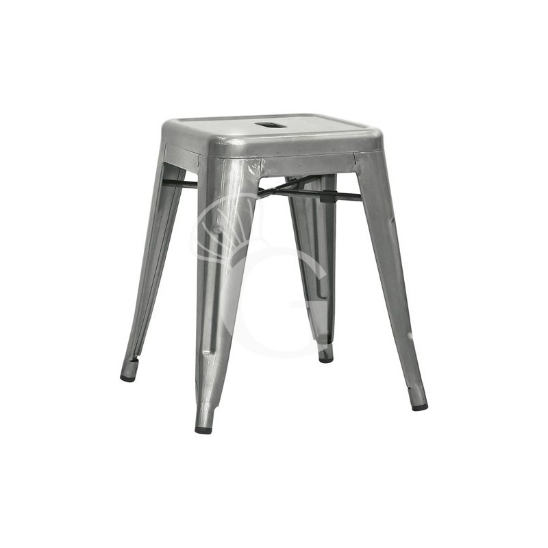Metallhocker "PONY" , lackiert,  B 300 mm x T 300 mm x H 450 mm