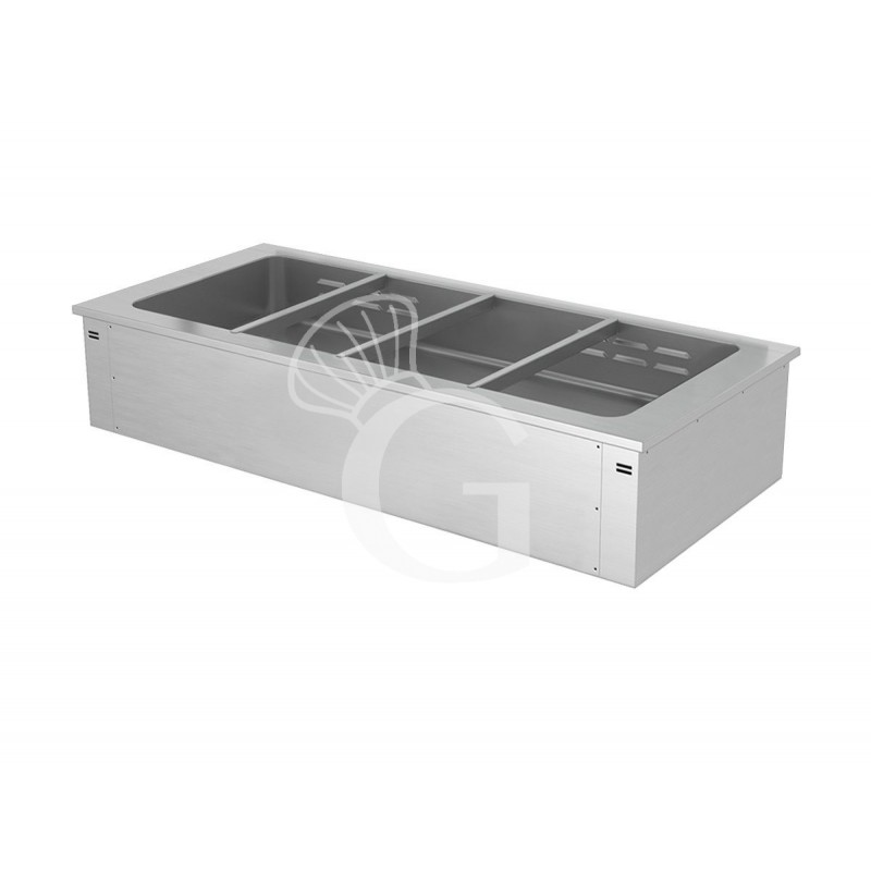 Einbau – Bain Marie – Beckenhöhe 180 mm – Abmessungen B 1460 x T 640 x H 285 mm Einbau – Bain Marie – Beckenhöhe 180 mm – Abmessungen B 1460 x T 640 x H 285 mm
