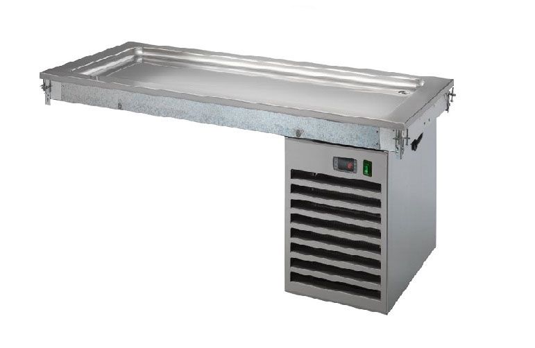 Einbau-Kühlplatte, statisch, B 2110 x T 640 x H 510 mm (Höhe der Wanne: 30 mm)