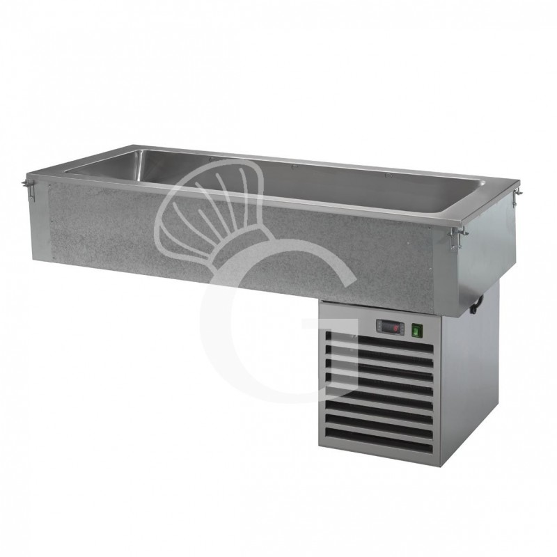 Einbau-Kühlplatte B 810 mm x T 640 mm x H 590 mm (Höhe der Wanne 110 mm)
