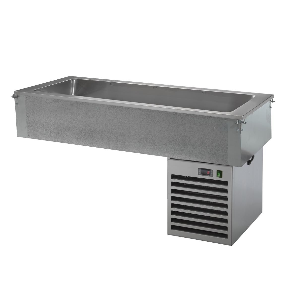 Einbau-Kühlplatte, statisch, B 1785 mm x T 640 mm x H 590 mm (Höhe der Wanne110 mm)