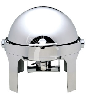 Chafing Dish/Speisenwärmer mit Rolltop, rund
