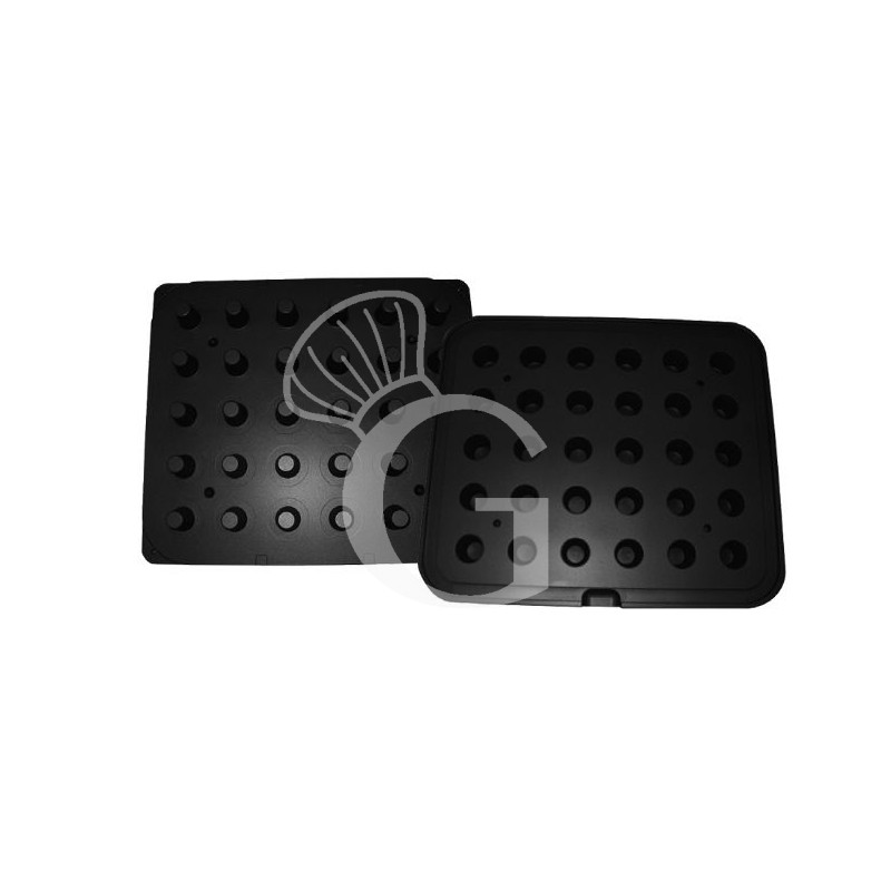 2 Platten für Törtchen Maschine, rund
