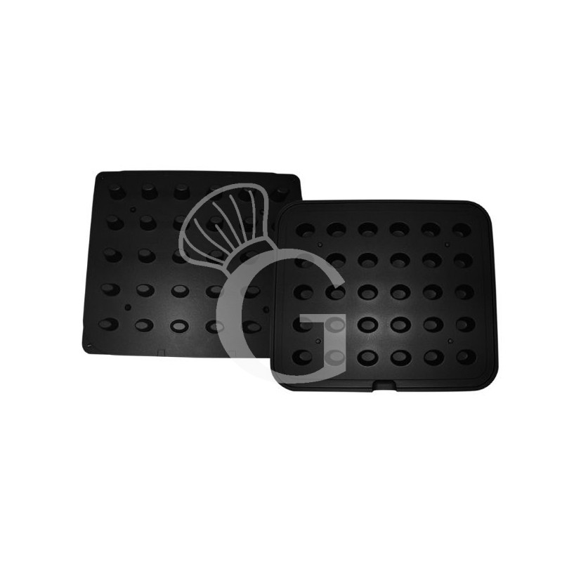 2 Platten für Törtchen Maschine, oval