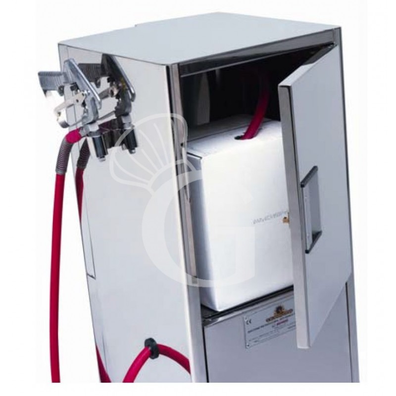 Sprühsystem für Gelatine, auf Rollen, B 450 mm x T 420 mm x H 1100 mm