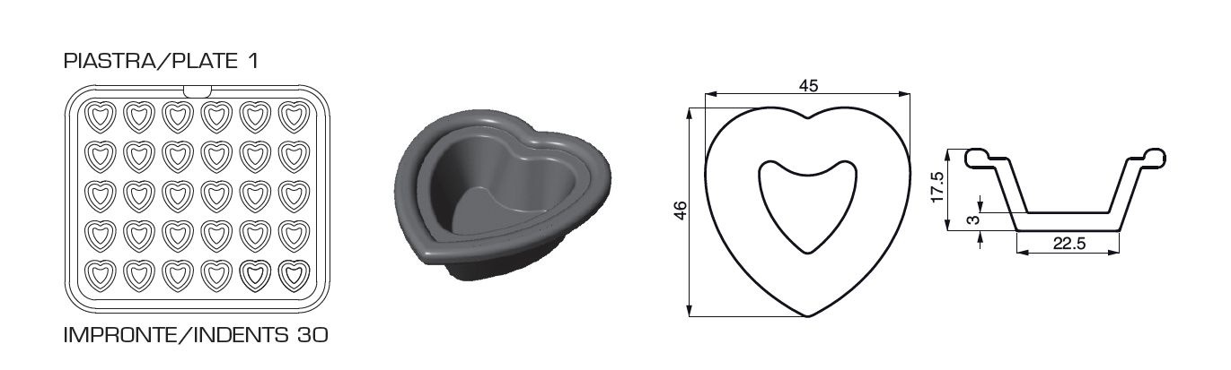 Scatola pasta pizza 12 litri - 60 x 40 x H 7 cm