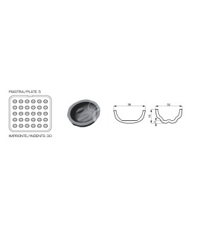 Scatola pasta pizza 12 litri - 60 x 40 x H 7 cm