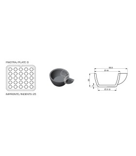 Scatola pasta pizza 12 litri - 60 x 40 x H 7 cm