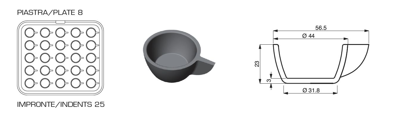 Scatola pasta pizza 12 litri - 60 x 40 x H 7 cm