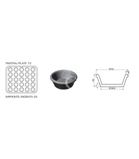 Scatola pasta pizza 12 litri - 60 x 40 x H 7 cm