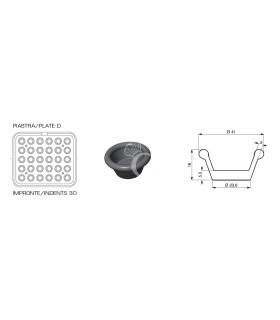 Scatola pasta pizza 12 litri - 60 x 40 x H 7 cm