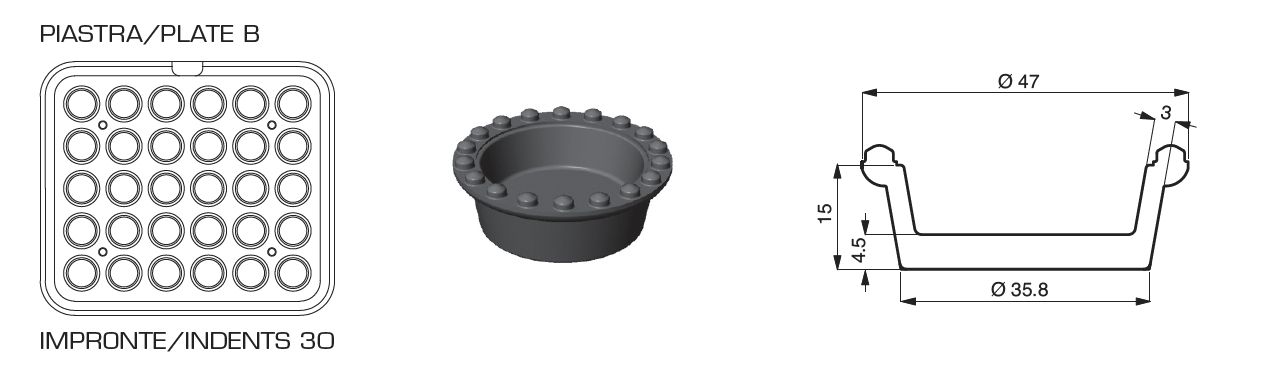 Scatola pasta pizza 12 litri - 60 x 40 x H 7 cm