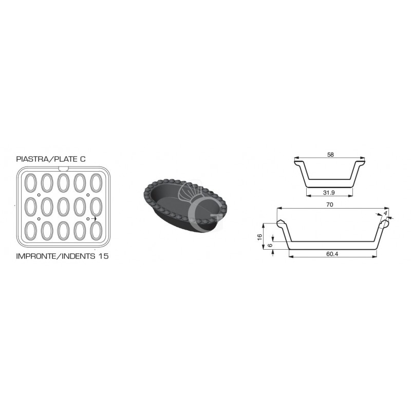 Scatola pasta pizza 12 litri - 60 x 40 x H 7 cm Scatola pasta pizza 12 litri - 60 x 40 x H 7 cm