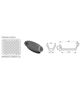 Scatola pasta pizza 12 litri - 60 x 40 x H 7 cm