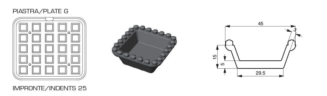 Scatola pasta pizza 12 litri - 60 x 40 x H 7 cm