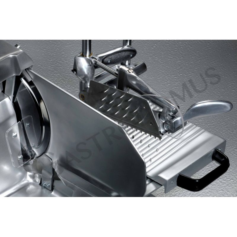 Semiprofessioneller vertikaler Aufschnittschneider aus Aluminium Messerdurchmesser 300 mm, fixer Anspitzer, einphasig