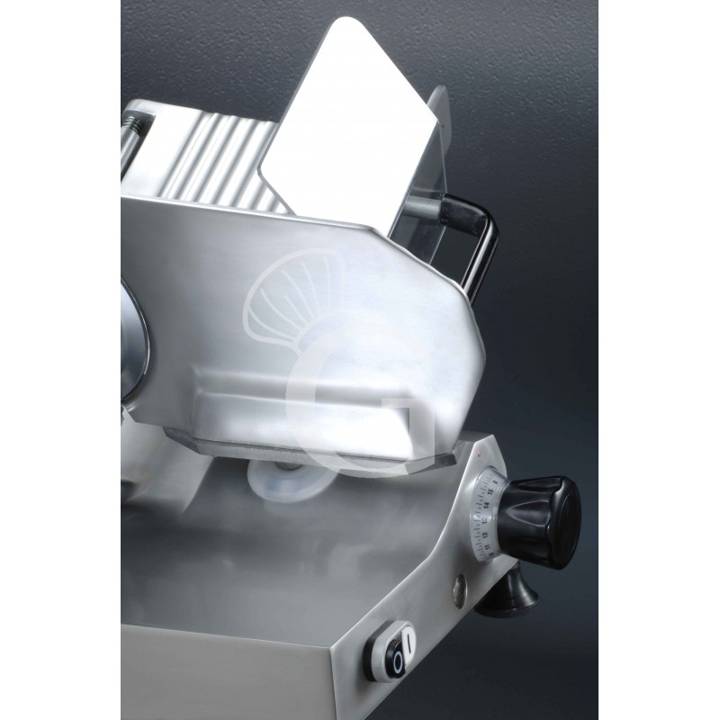 Semiprofessionelle Schwerkraftschneidemaschine aus Aluminium Messerdurchmesser 300 mm, fixer Anspitzer