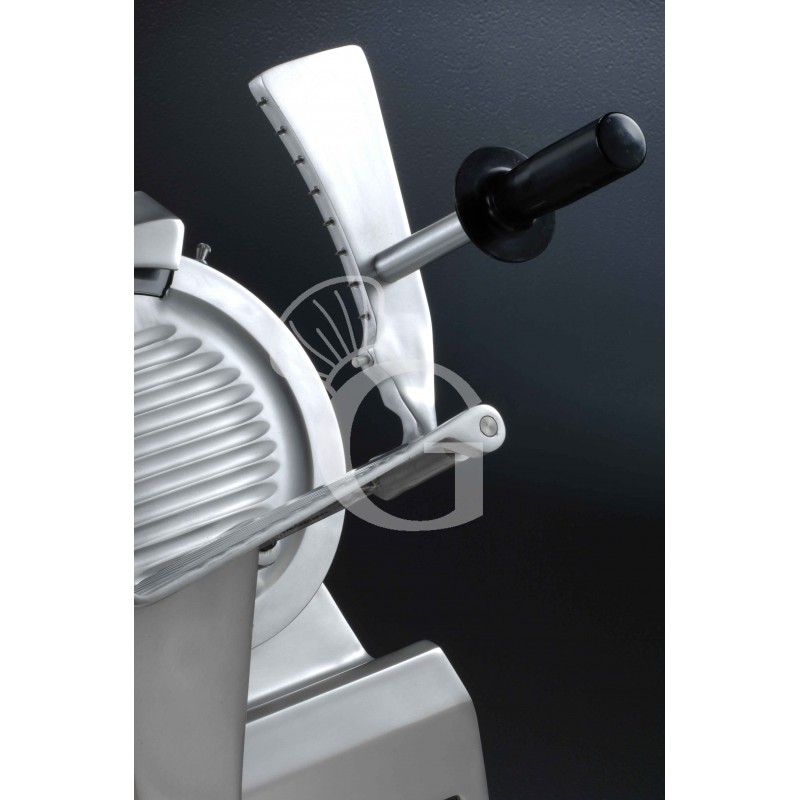 Schwerkraftschneidemaschine aus Aluminium Messerdurchmesser 300 mm, fester Messerschärfer