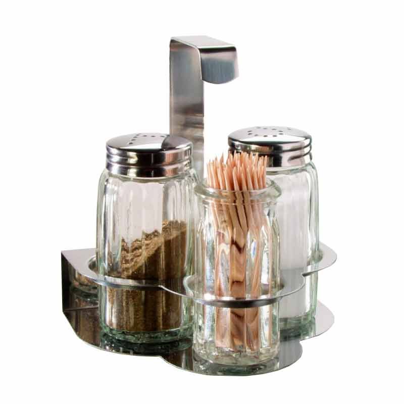 Menage Salz/Peffer/Zahnstocher, 135 mm