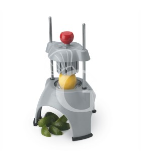 Kartoffel- und Obstschneider, B 248 mm x T 230 mm x H 387/406 mm.