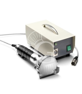 Döner-Kebabmesser/Dönerschneider, elektrisch, Klingengdurchmesser: 80 mm, Horizontalgriff