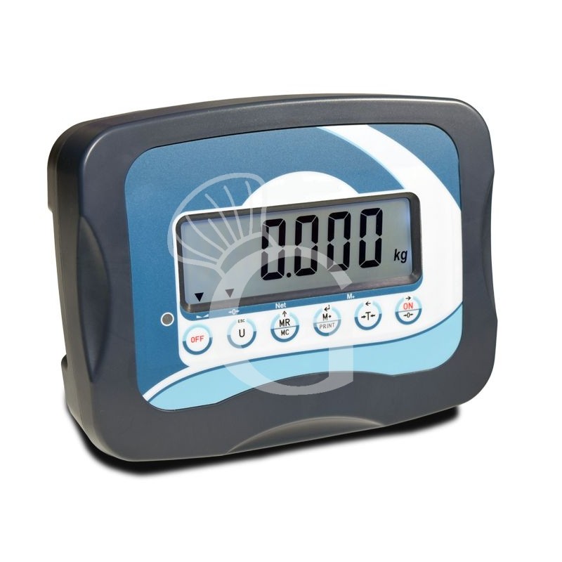 Industriewaage /Plattformwaage, Hochanzeige, einzellig, Tragkraft 30 kg,  Präzision auf bis 5 g, B 450 mm x T 350 mm x H 640 mm