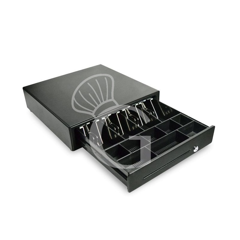Kassenlade aus Metall, B 410 mm x T 415 mm x H 110 mm Kassenlade aus Metall, B 410 mm x T 415 mm x H 110 mm