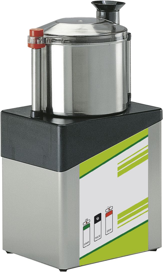 Küchenkutter / Tischkutter (5 Liter), einphasig, 750 W, 1 Geschwindigkeit