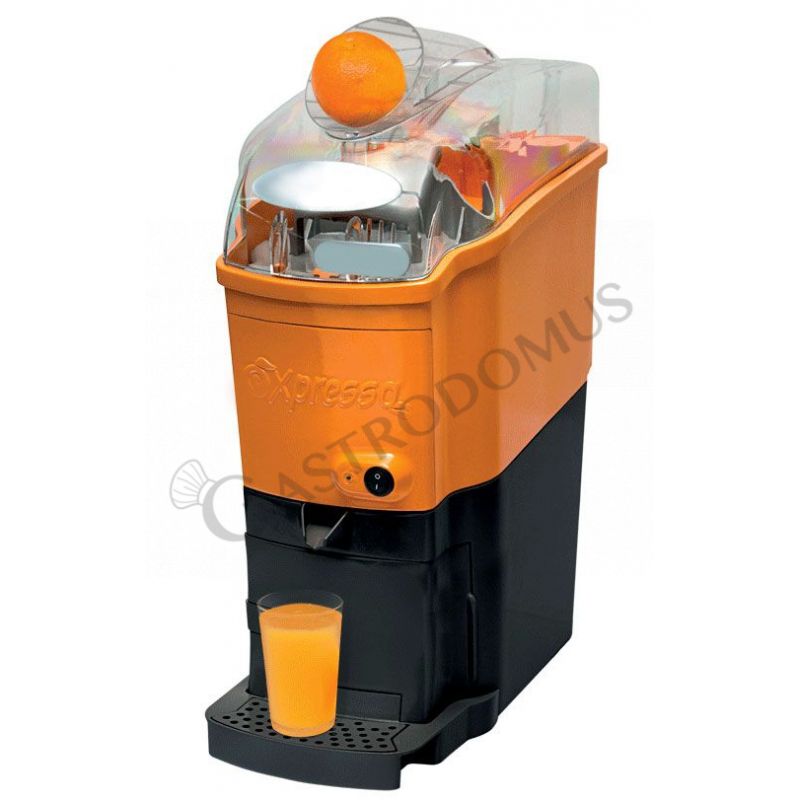 Elektrische Orangenpresse/Fruchtsaftpresse, orangefarbener Kunststoff, einphasig, 100 W