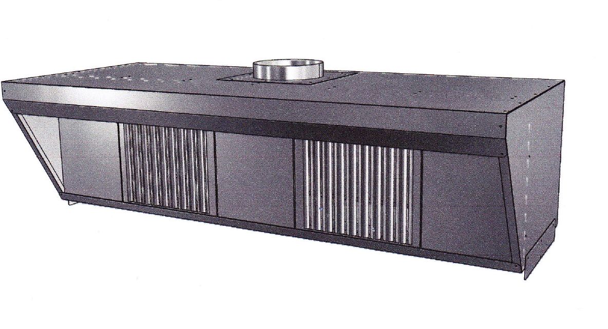 Abzugshaube für Hähnchengrills