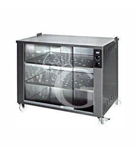 Wärmeschrank für Hähnchengrills, statisch, für 42-48 Hähnchen, B 1455 mm x T 633 mm x H 985 mm