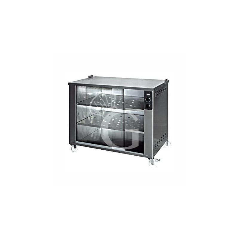 Wärmeschrank für Hähnchengrills, statisch, für 42-48 Hähnchen, B 1455 mm x T 633 mm x H 985 mm