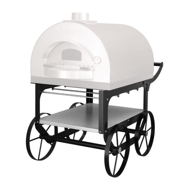 Wagen für Holz-Pizzaofen Eleonora, Außenbereich
