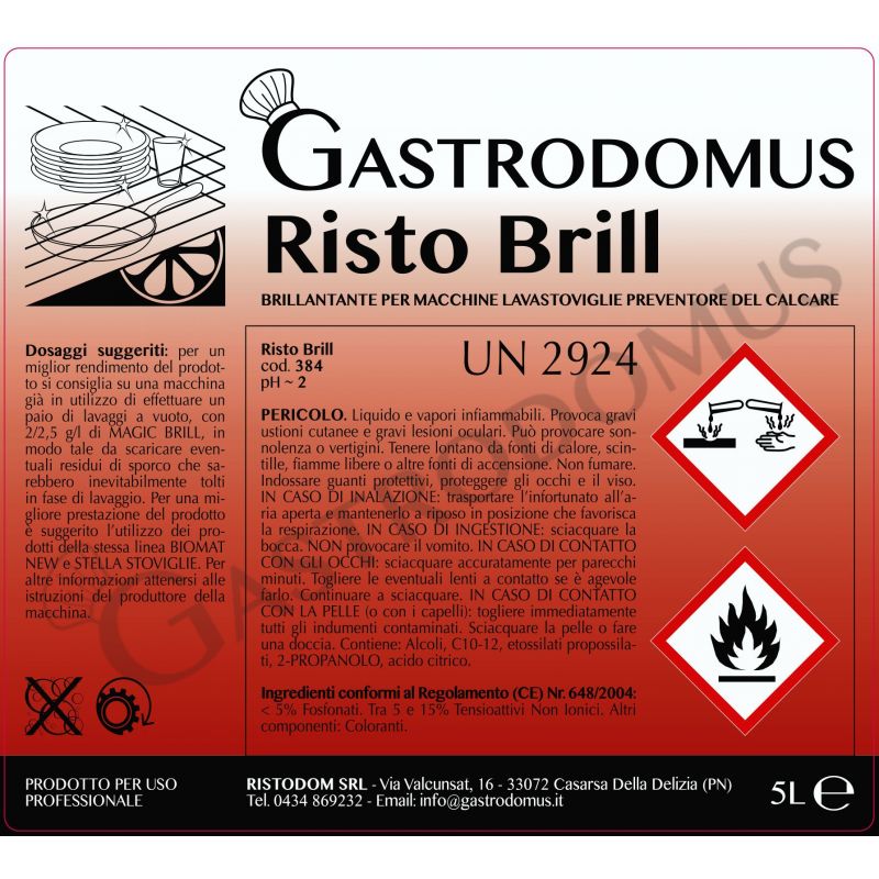 Confezione di 3 detergenti + 1 brillantante