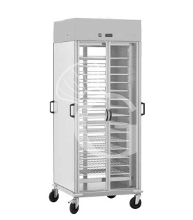 Tellerwagen Schrank, gekühlt, 10 GN 2/1 Gitterroste, B 750 mm x T 780 mm x H 2030 mm